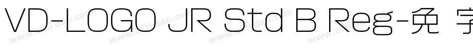 VD-LOGO JR Std B Reg字体转换